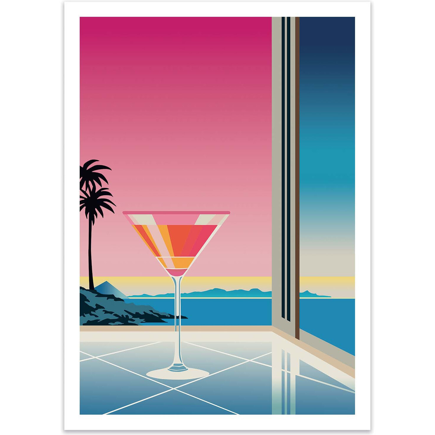 Affiche - Fantasy Martini - Vistas Studio