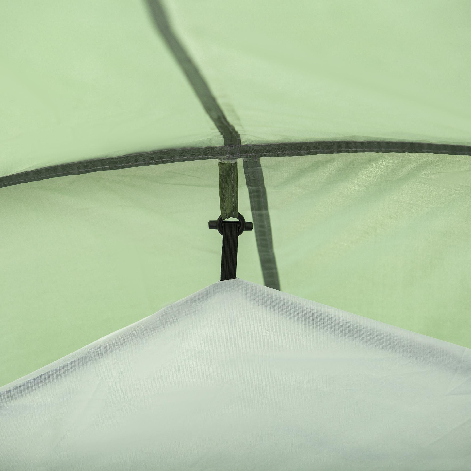 Tente de camping 2-3 pers. fibre verre polyester PE