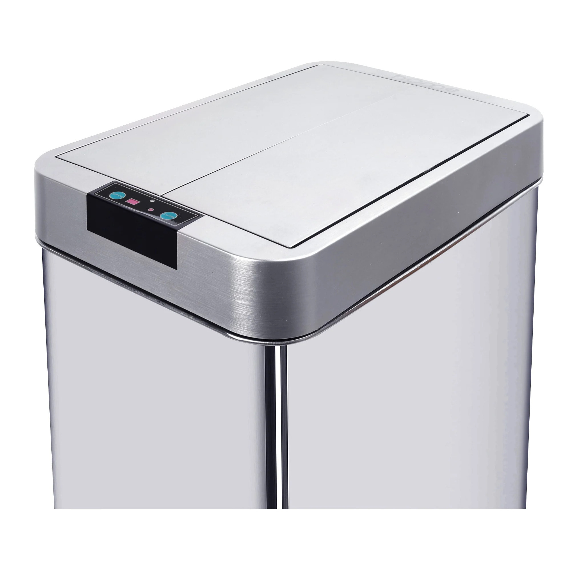 Poubelle automatique inox SILVERLAKE argent 90L