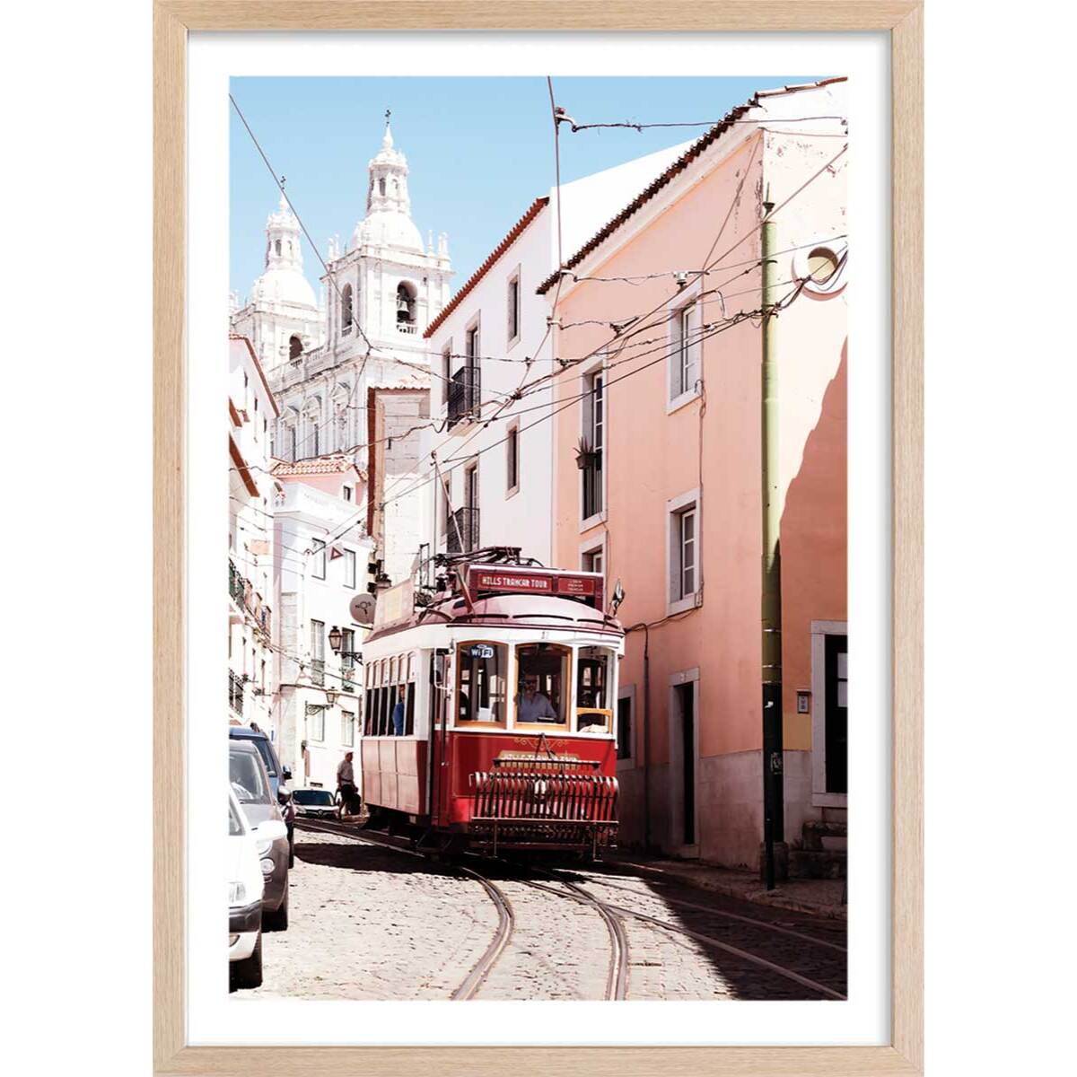 Affiche welcometoportugal Affiche sous cadre bois
