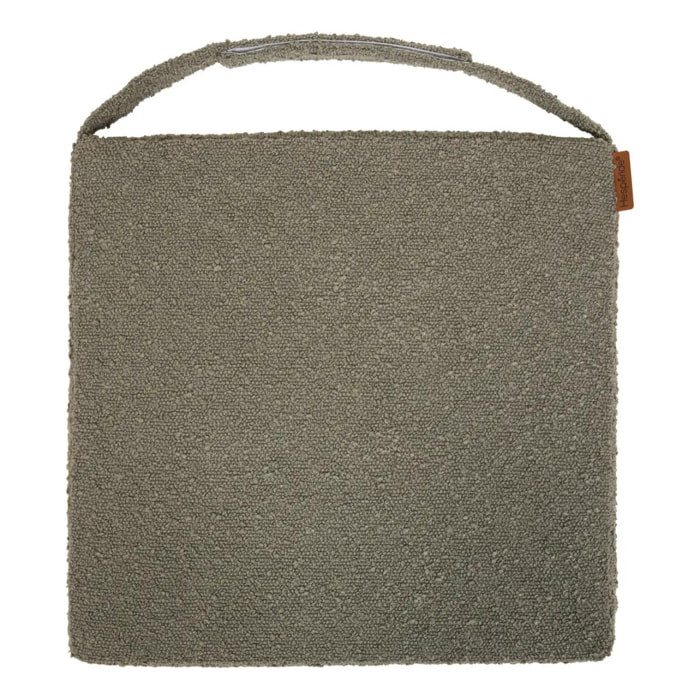 Galette de chaise Solfia 40x40cm vert laurier