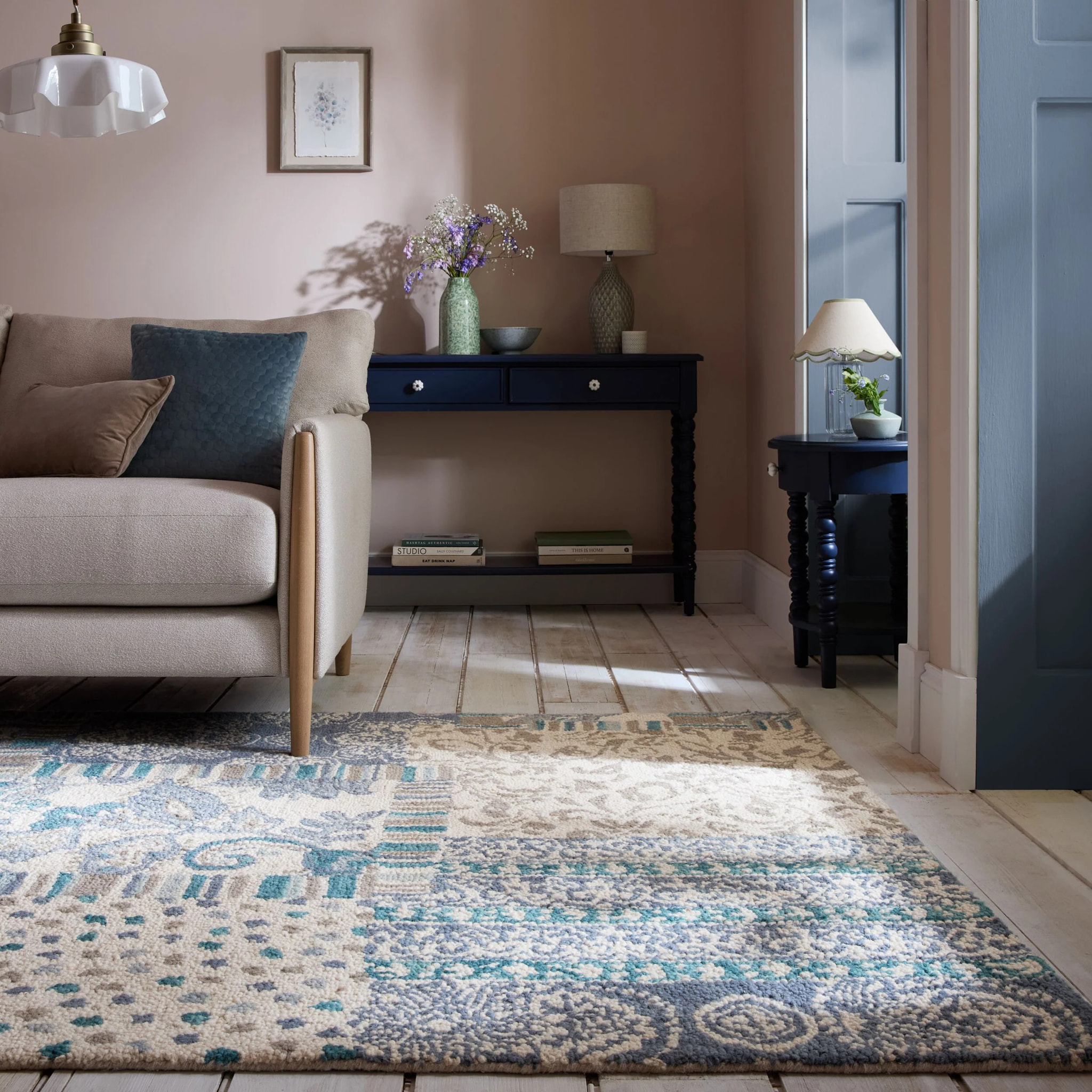 Tapis en laine ELOISE PATCHWORK