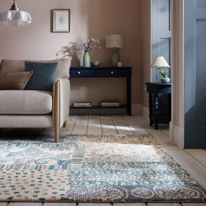Tapis en laine ELOISE PATCHWORK