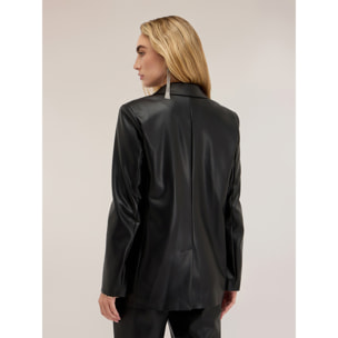Motivi - Blazer monopetto con revers a lancia - Nero