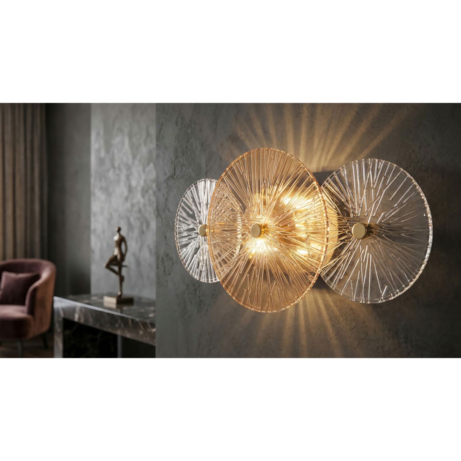 LAMPADA DA MURO OSAKA CM 42X8X20