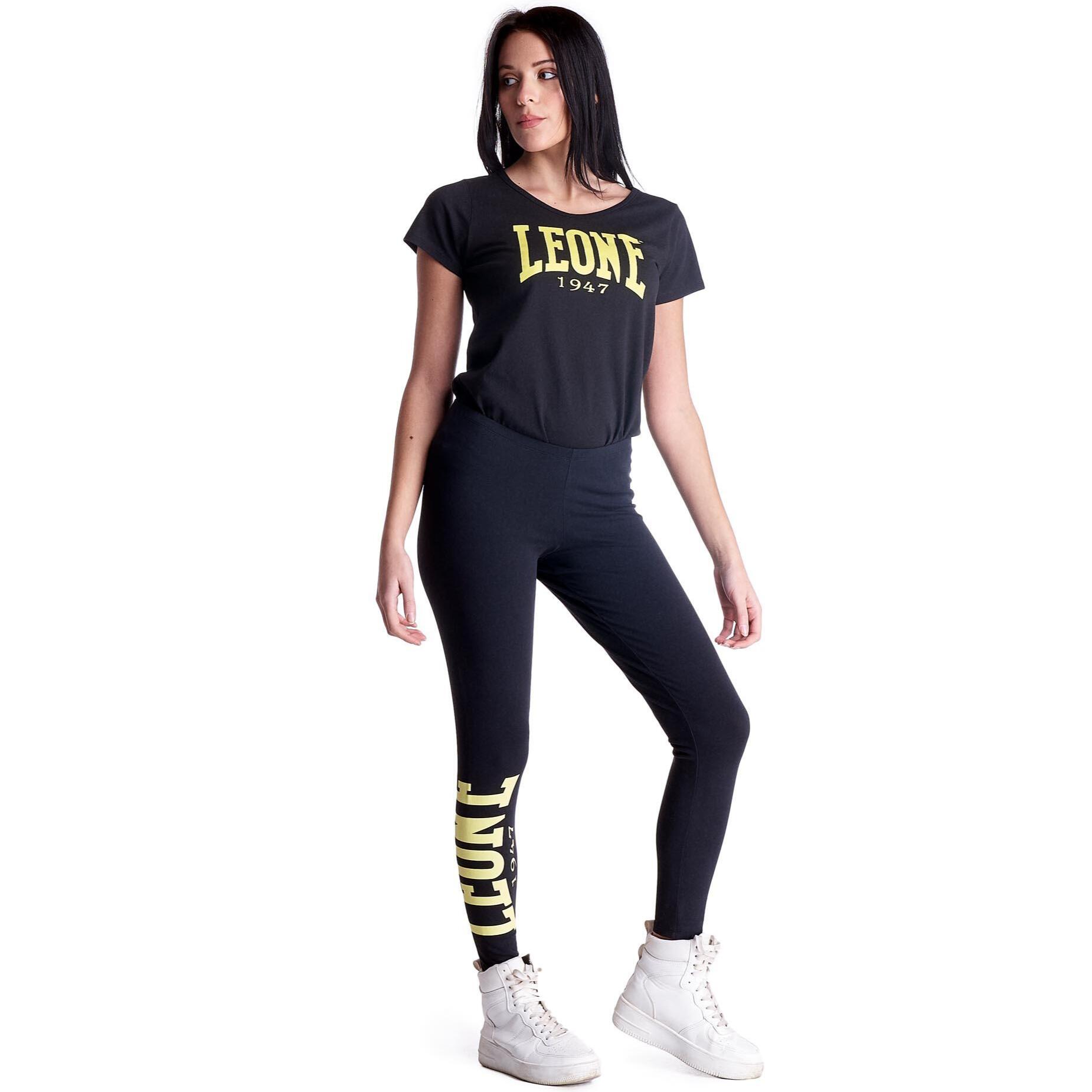 Camiseta de mujer de manga corta con gran logo Welcome Back