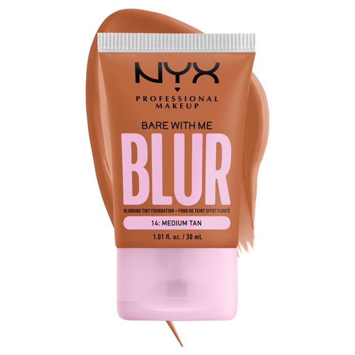 NYX Professional Makeup Fond de teint effet flouté Bare With Me Blur Medium Tan