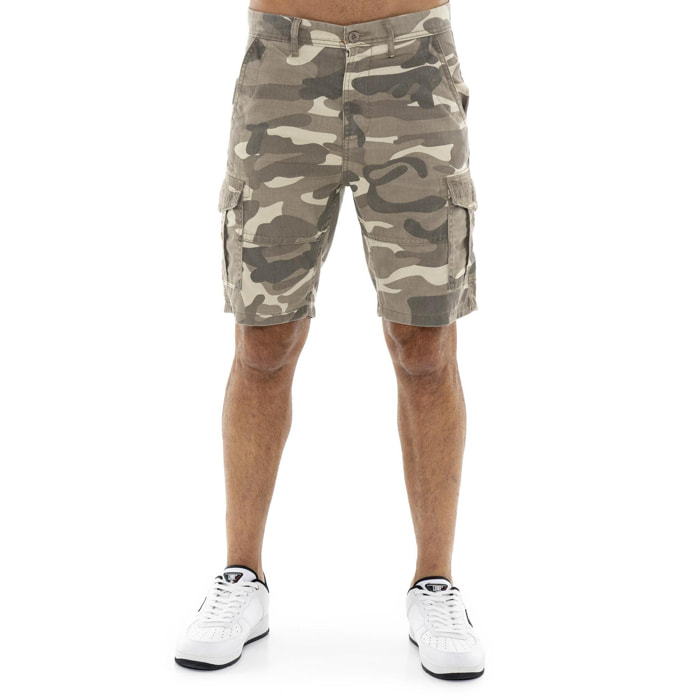 Shorts cargo de sarga para hombre Leone Military 1947