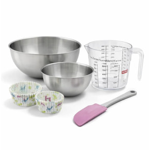 Set de 54 ustensiles de pâtisserie moules à muffins bol spatule de pâtisserie et verre doseur Zenker Smart Pastry