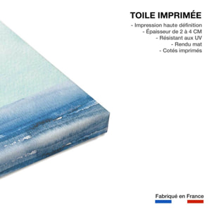 Tableau contemporain surf et soleil  Toile imprimée