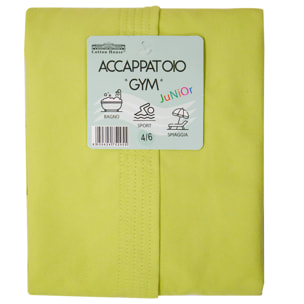 ACCAPPATOIO MICROFIBRA JUNIOR VERDE 4/6 ANNI
