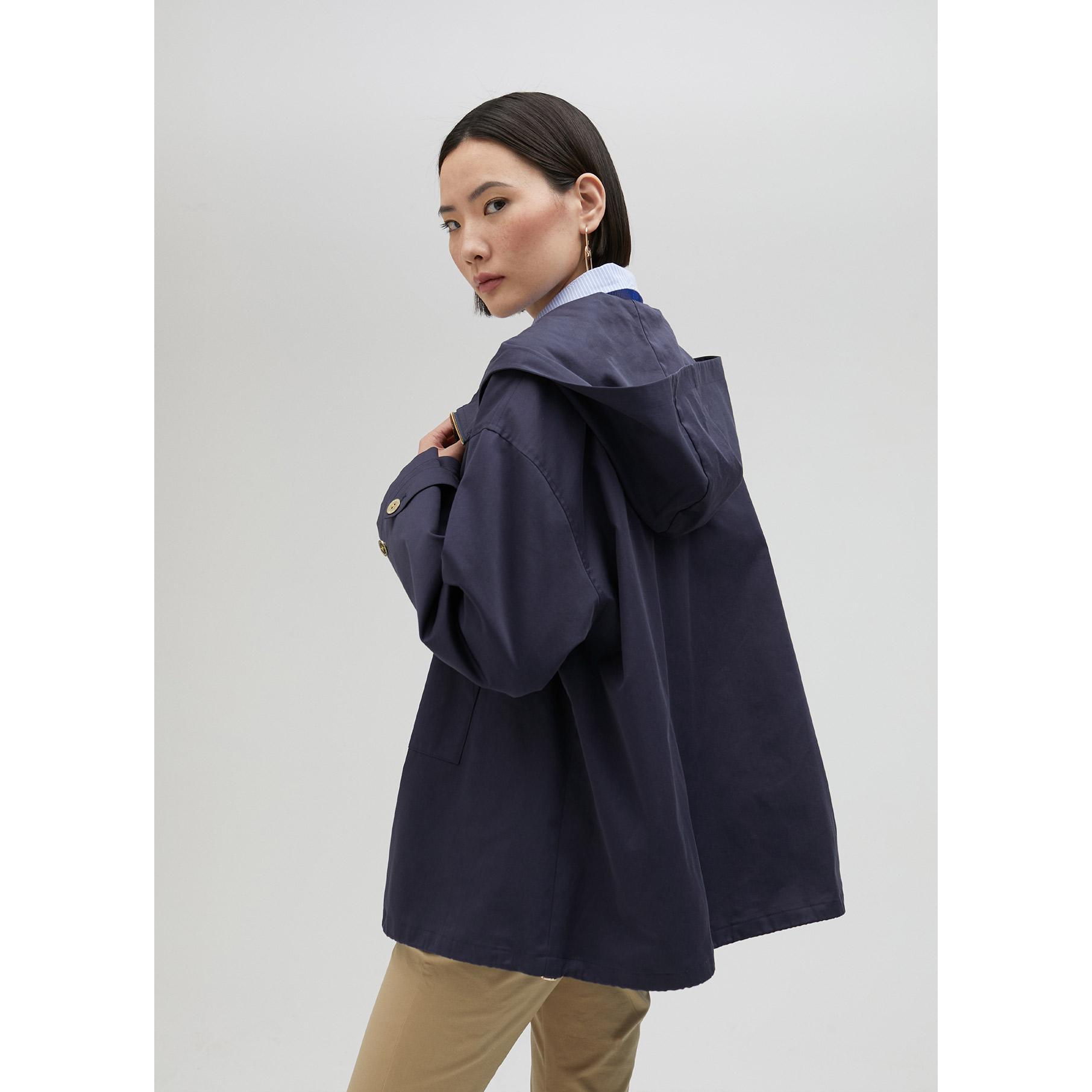 Parka corto con cappuccio