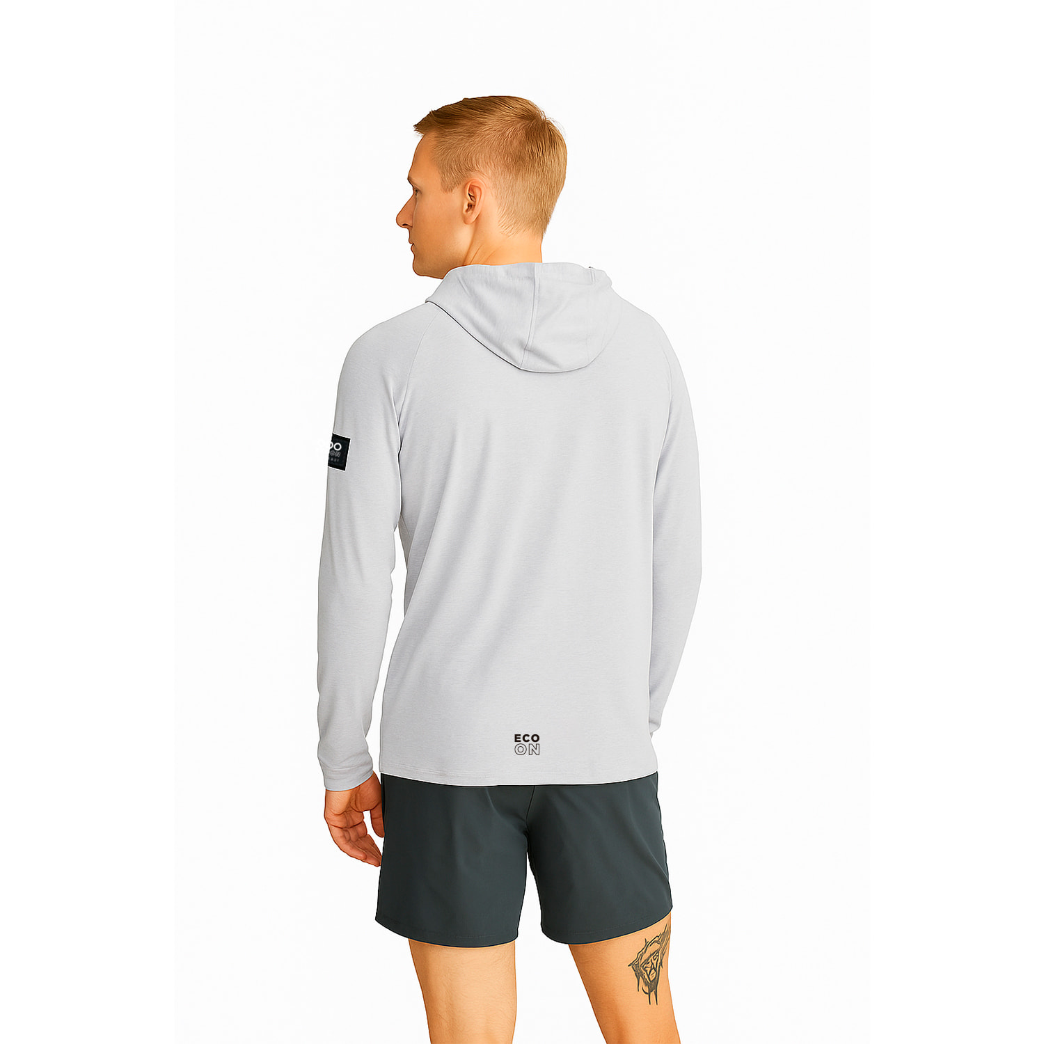 Sudadera uomo ECOON Mont-blanc - Bianco