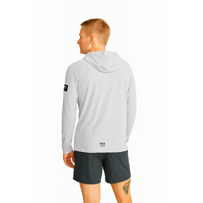 Sudadera uomo ECOON Mont-blanc - Bianco