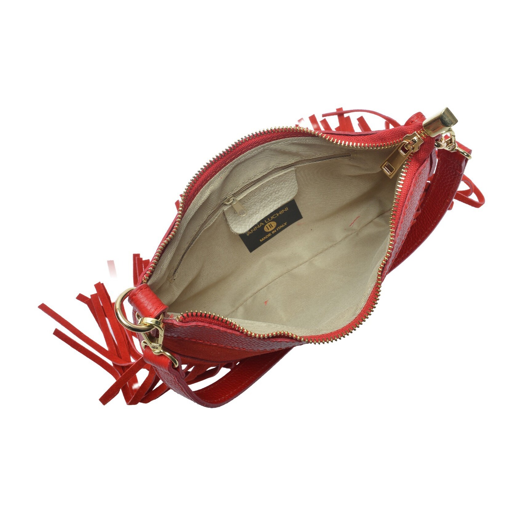 Borsa a tracolla Anna Luchini Rosso