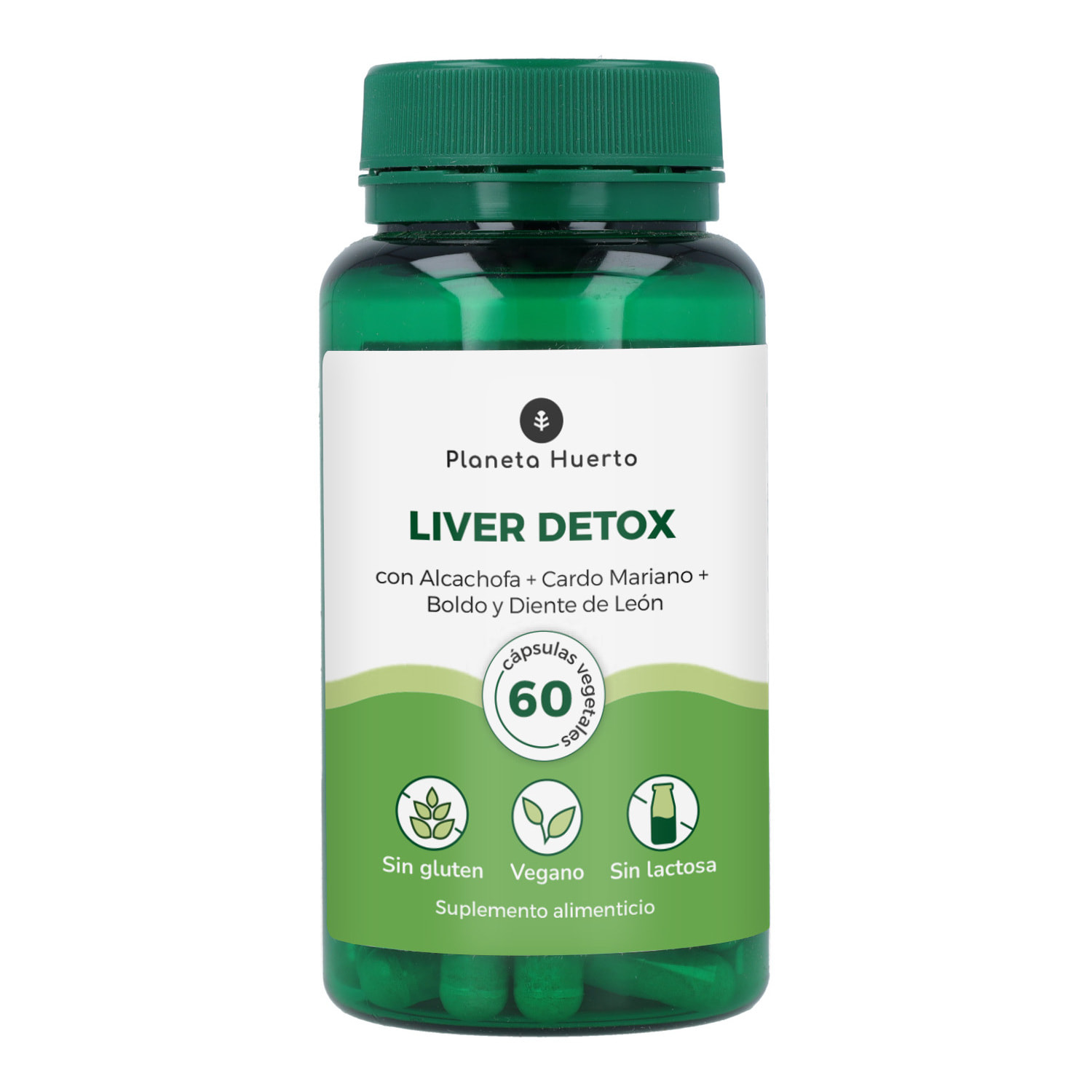 Liver Detox Depurativo Hígado Planeta Huerto 60 Caps