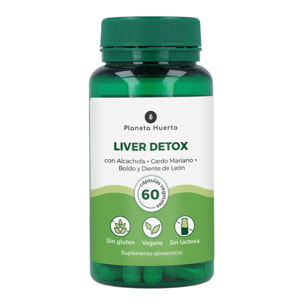 Liver Detox Depurativo Hígado Planeta Huerto 60 Caps