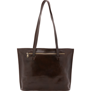 Borsa a spalla  da donna In Vera pelle Made in Italy 31x43x10 cm