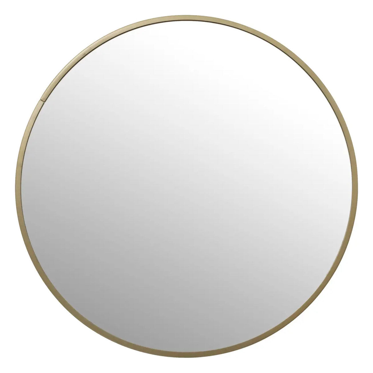 Miroir rond "Alice" D38cm or