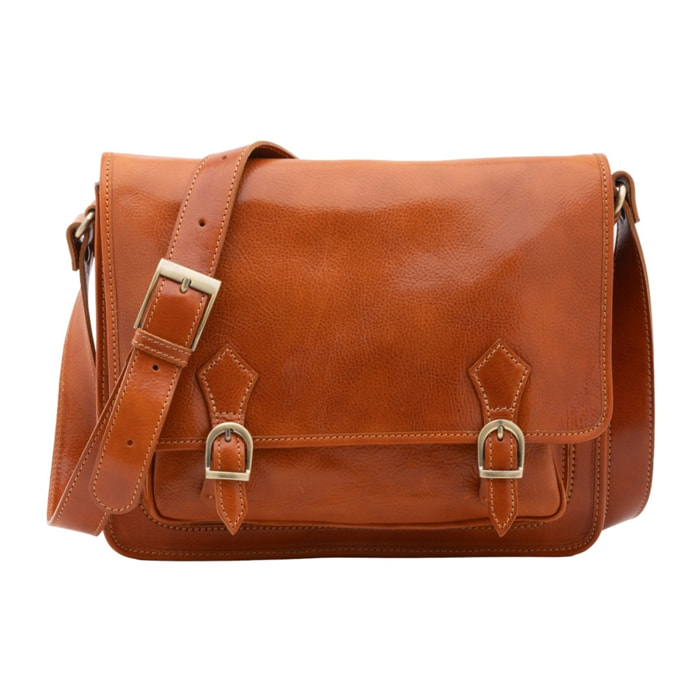 Borsa a tracolla da donna - Modello False - 100% pelle - 35.0 x 27.0 x 14.0 cm