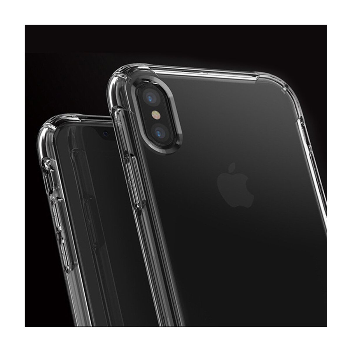 Coque souple transparente pour iPhone X