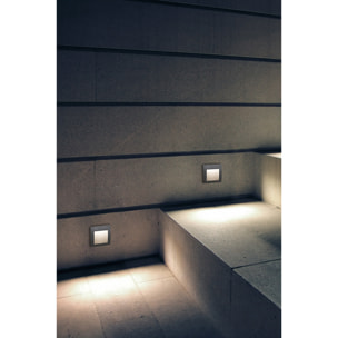 Forlight Empotrable De Pared Ip65 Face Led 2,5W 3000K Gris 113Lm