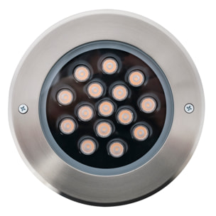 Forlight Incasso empotrable de suelo exterior con led blanco cálido 3000K en inoxidable