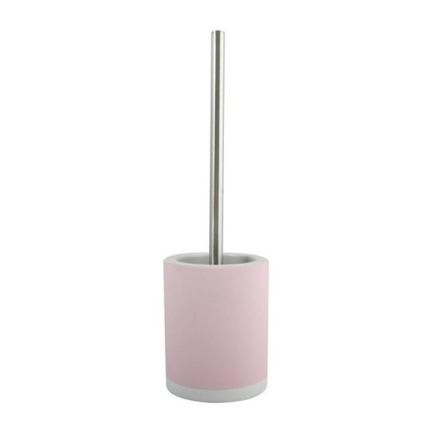 Brosse wc avec support Céramique CAGLIARI Rose Pastel MSV