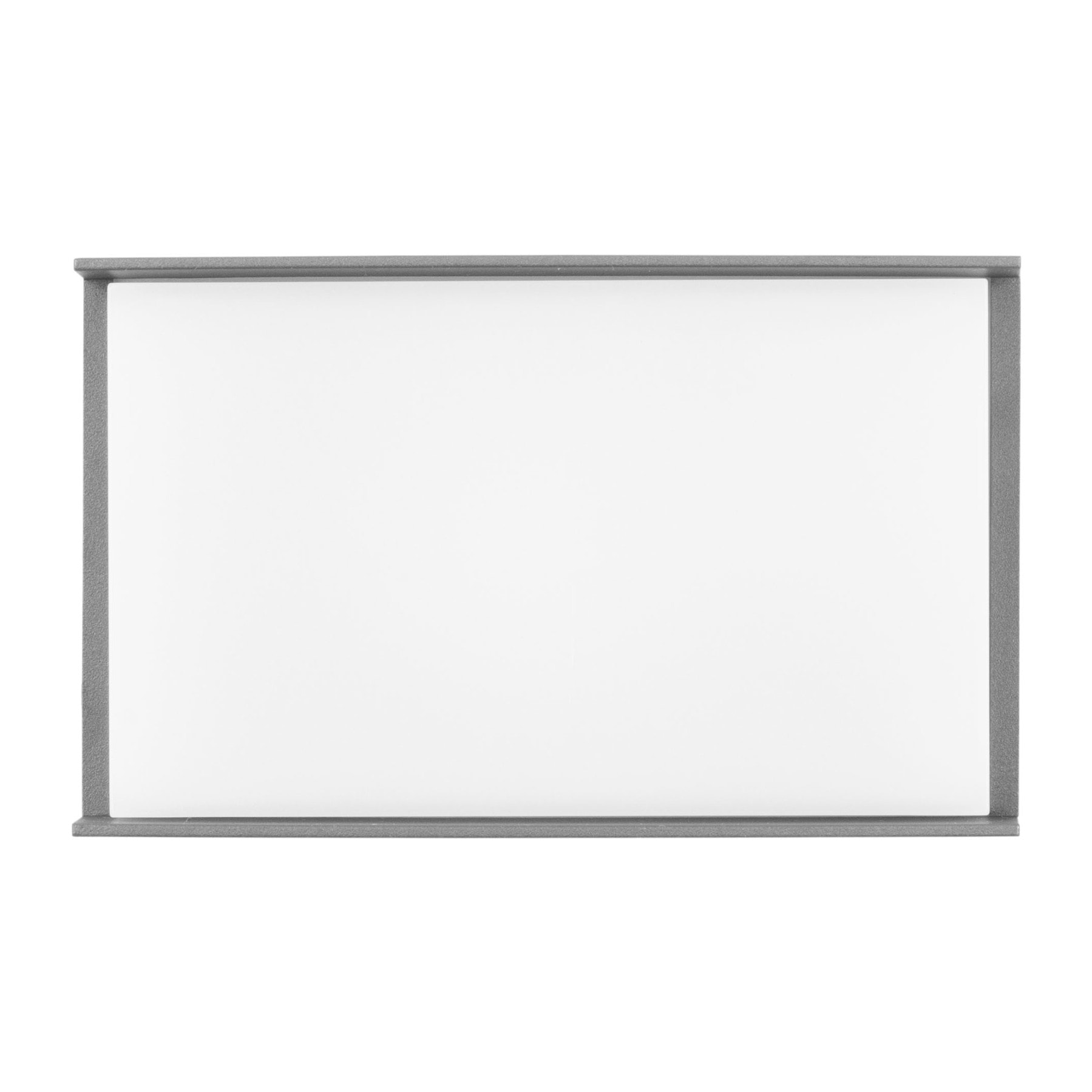 Forlight Block - Aplique de Pared Exterior LED Luz Neutra 4000K Moderno para Terraza y Jardín de Aluminio Gris Antracita