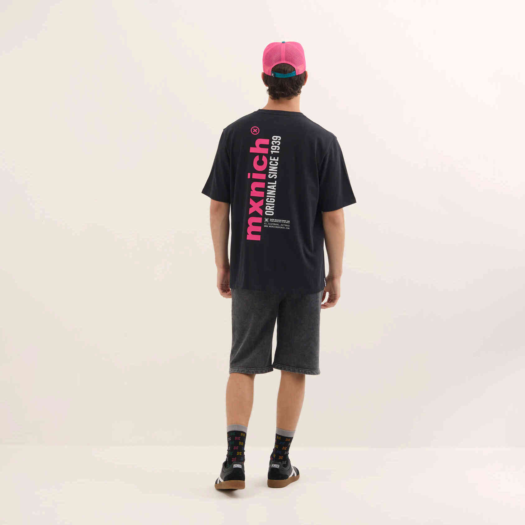Camiseta Estilo Urbano Oversize Algodón Orgánico Antracita STREETWEAR T-SHIRT ANTHRACITE