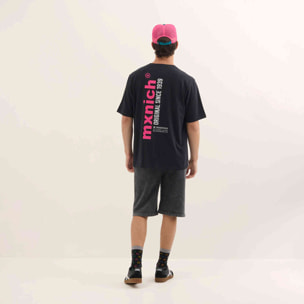 Camiseta Estilo Urbano Oversize Algodón Orgánico Antracita STREETWEAR T-SHIRT ANTHRACITE