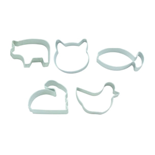 Lot de 5 emporte-pièces animaux Zenker Emporte-pièces