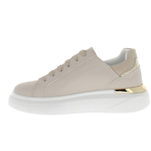 Armata di Mare Scarpe Donna Sneakers Basse con Soletta in Memory Foam AMD W42H04 Beige