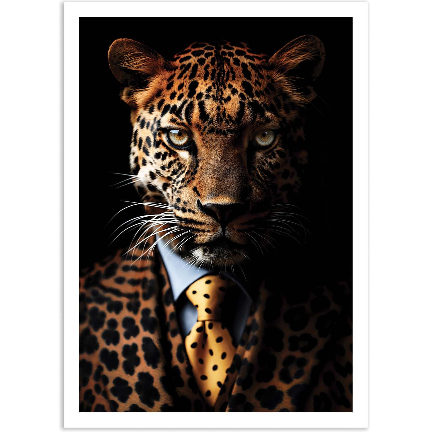 Affiche - Leopard Wild Suits - Philippe Hugonnard