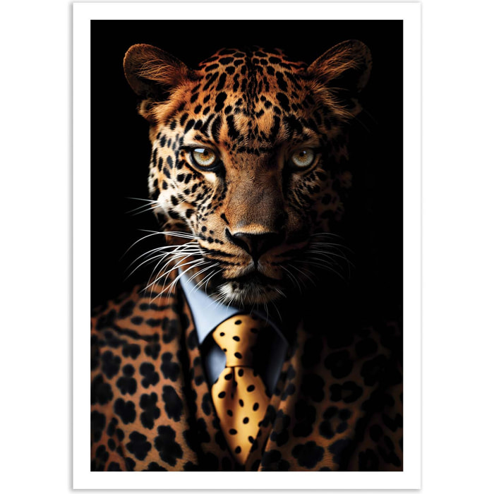 Affiche - Leopard Wild Suits - Philippe Hugonnard