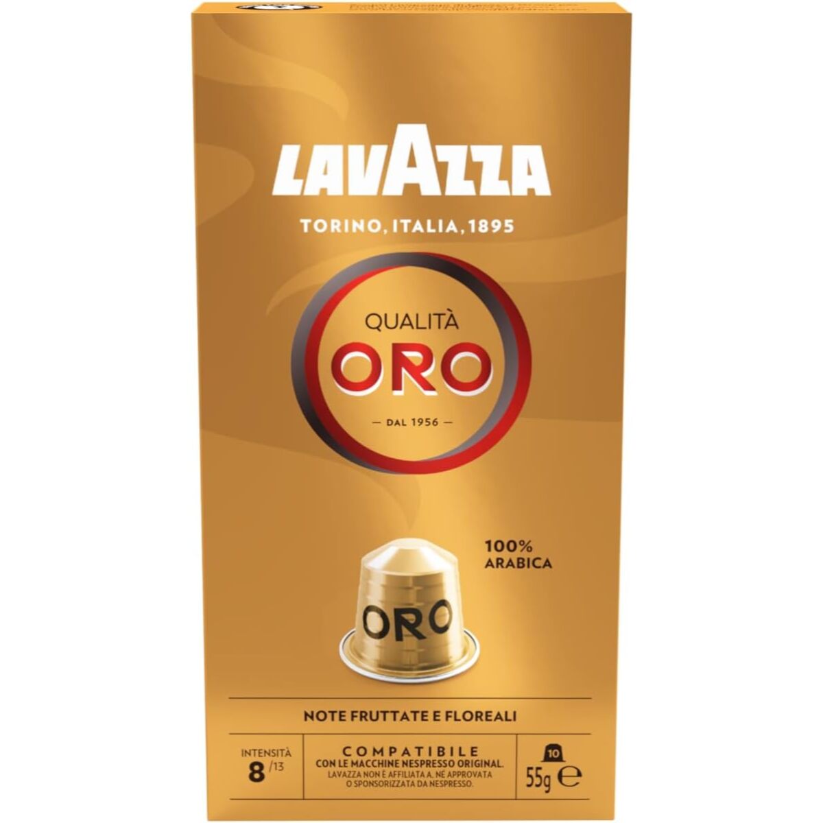 Qualita Oro x30.  Capsules compatibles Nespresso en aluminium