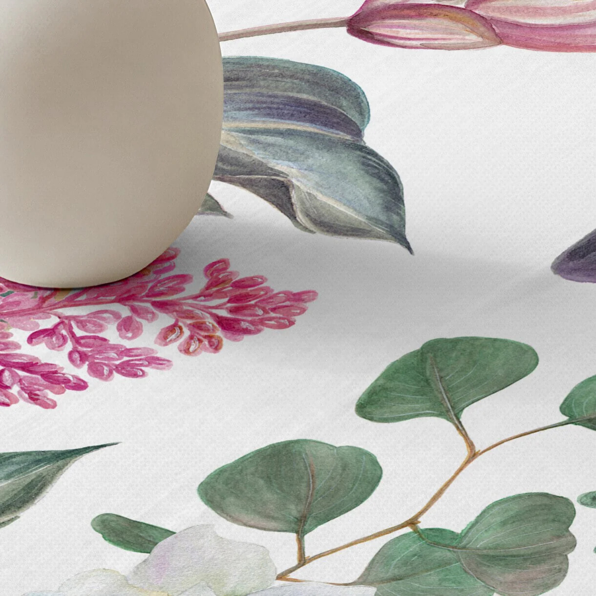 Nappe ronde en résine anti-taches 0318-105