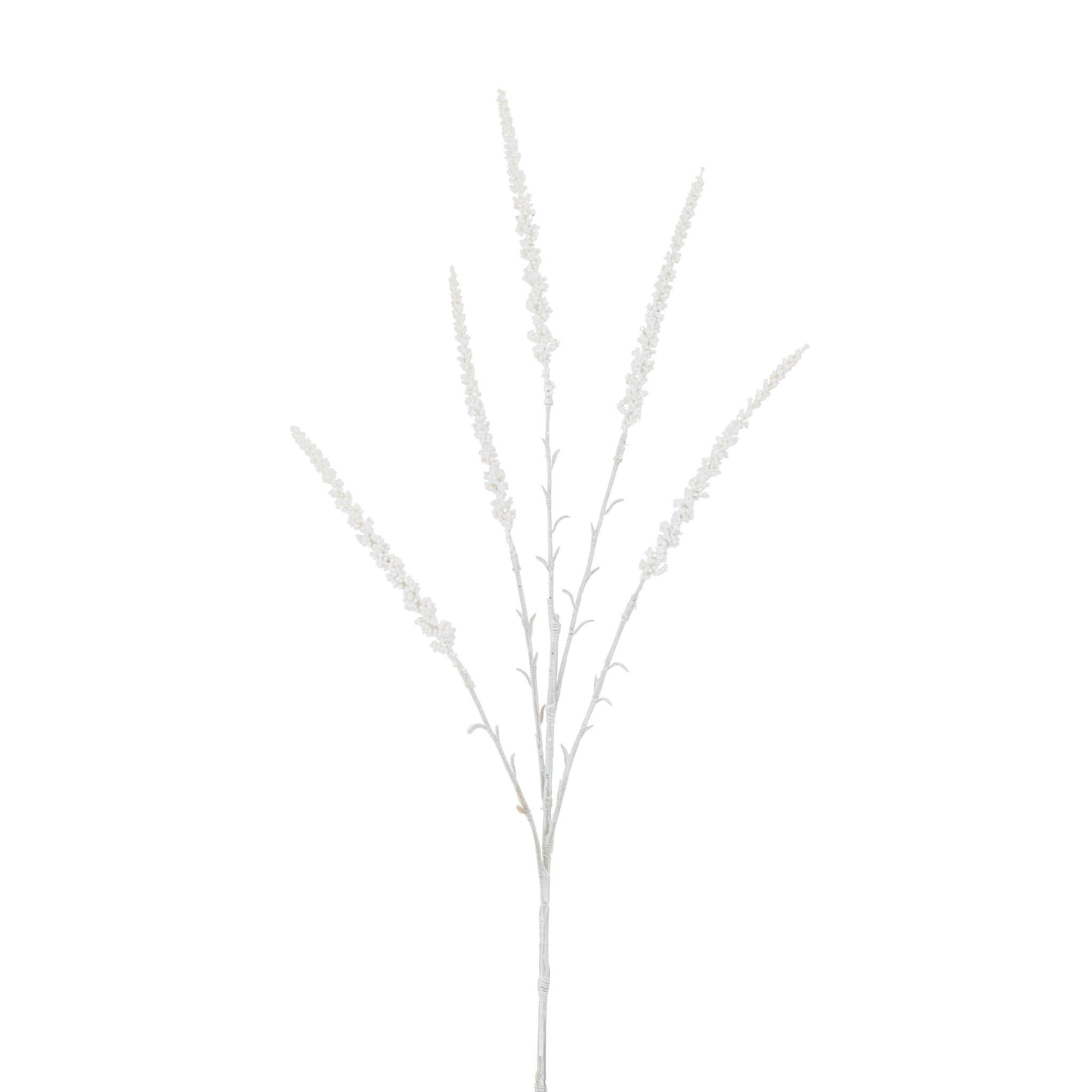 J-Line décoration Branche Astilbe 5 Parties - plastique - blanc - 24 pcs