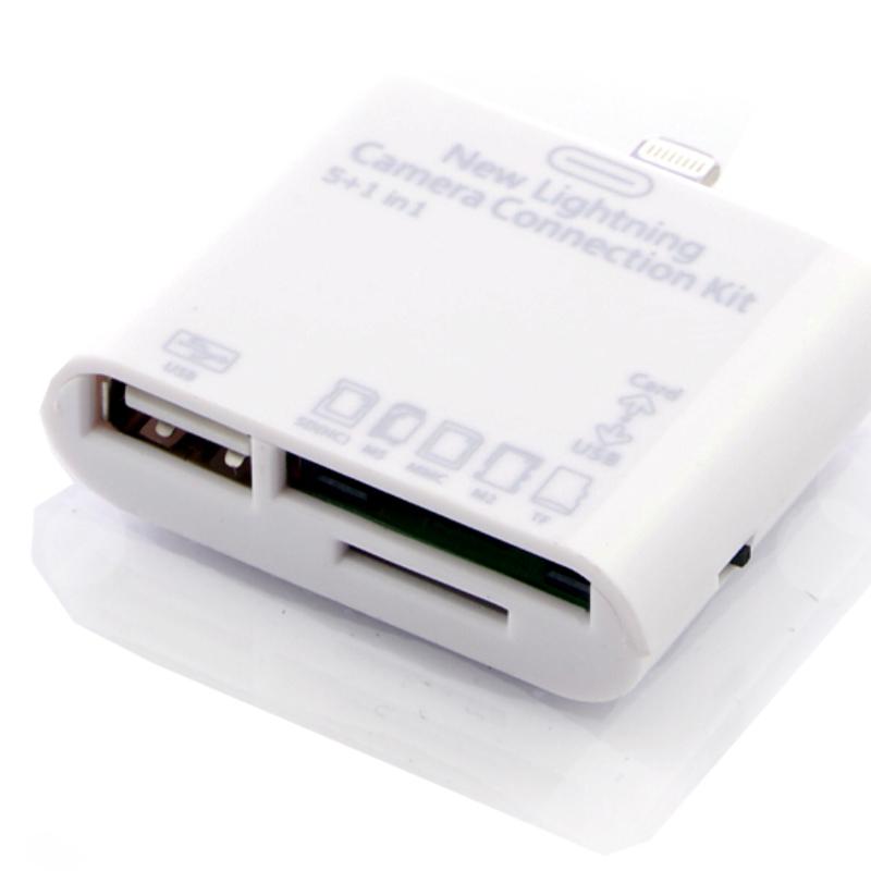 Adaptador 5 En 1 iPad Air 1/2-Mini 1/2/3-Ipad 4