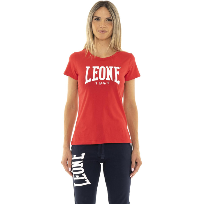 T-shirt a maniche corte da donna Leone 1947 Team Line