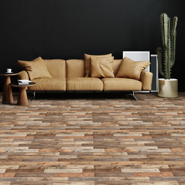 Revêtement sticker sol - PARQUET BOIS DU COLORADO - Rouleau adhésif Protection Anti-dérapant