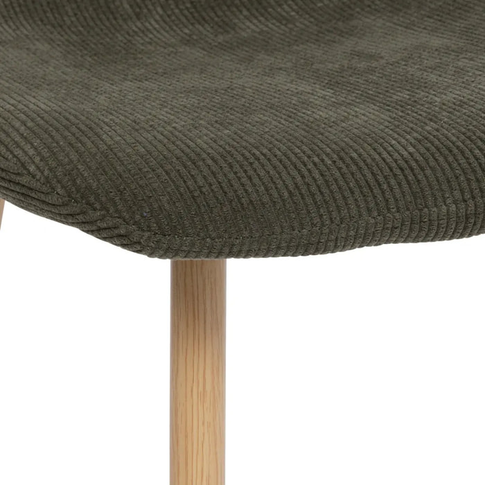 Chaise "Roka" vert kaki