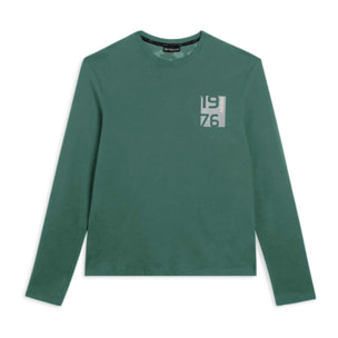T-shirt manica lunga con stampa 1976