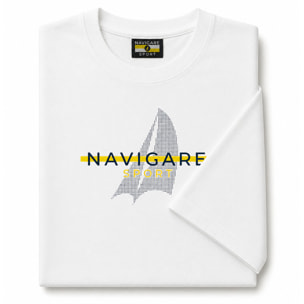 T-shirt Uomo Navigare Girocollo, Art. 968902 White