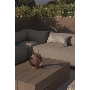 CANDELA Lampada portatile ricaricabile in argilla