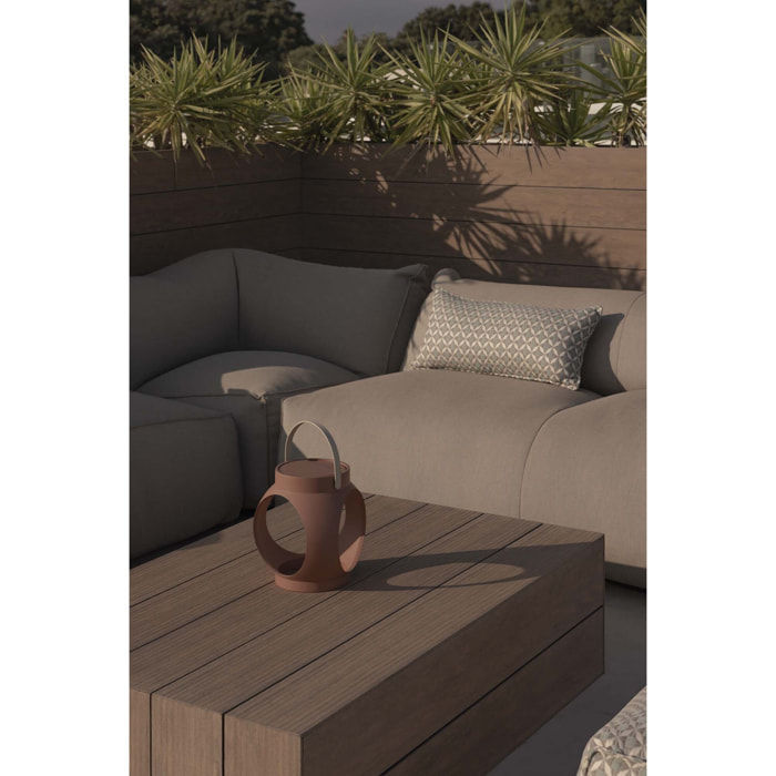 CANDELA Lampada portatile ricaricabile in argilla