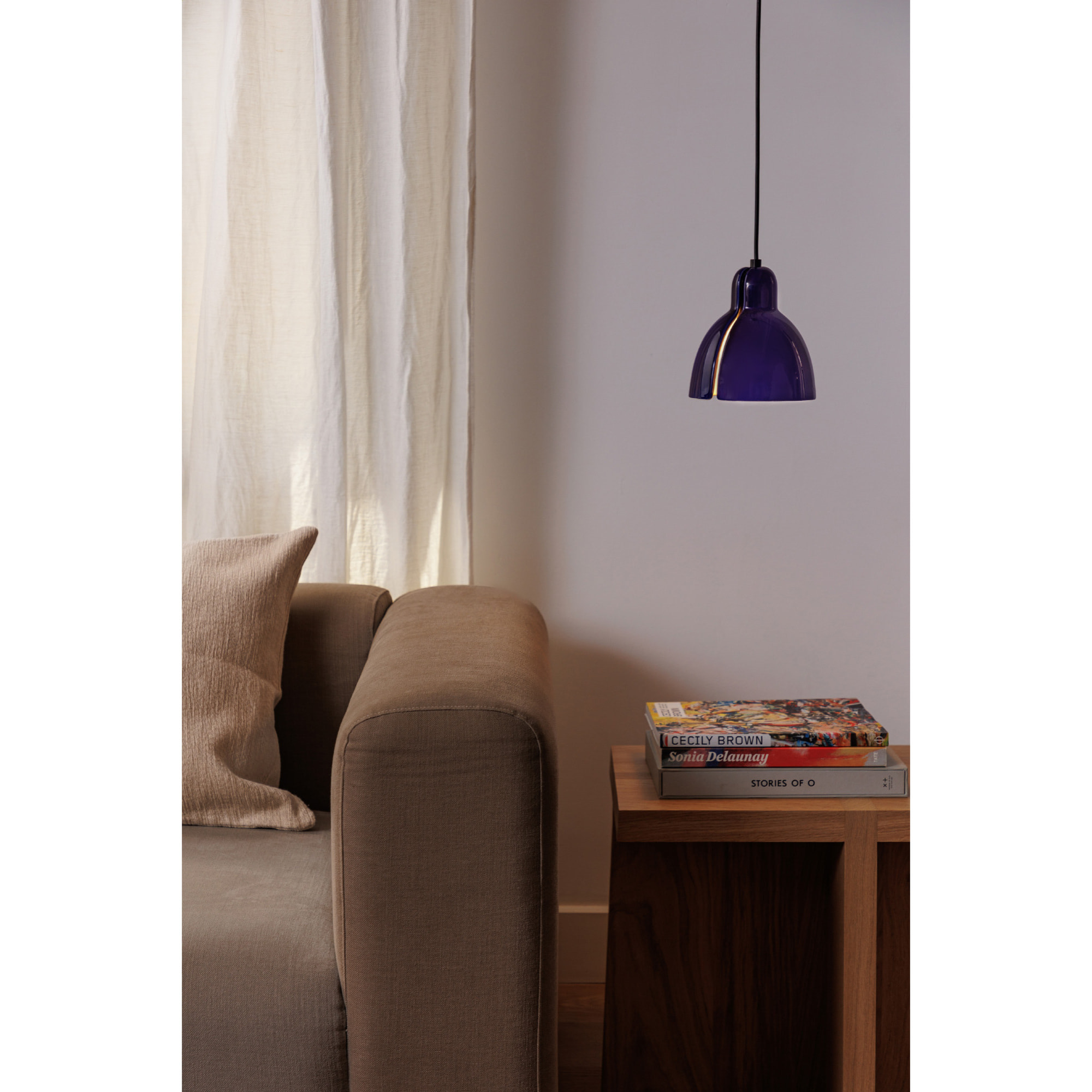 VENICE Lampe suspension bleu cobalt
