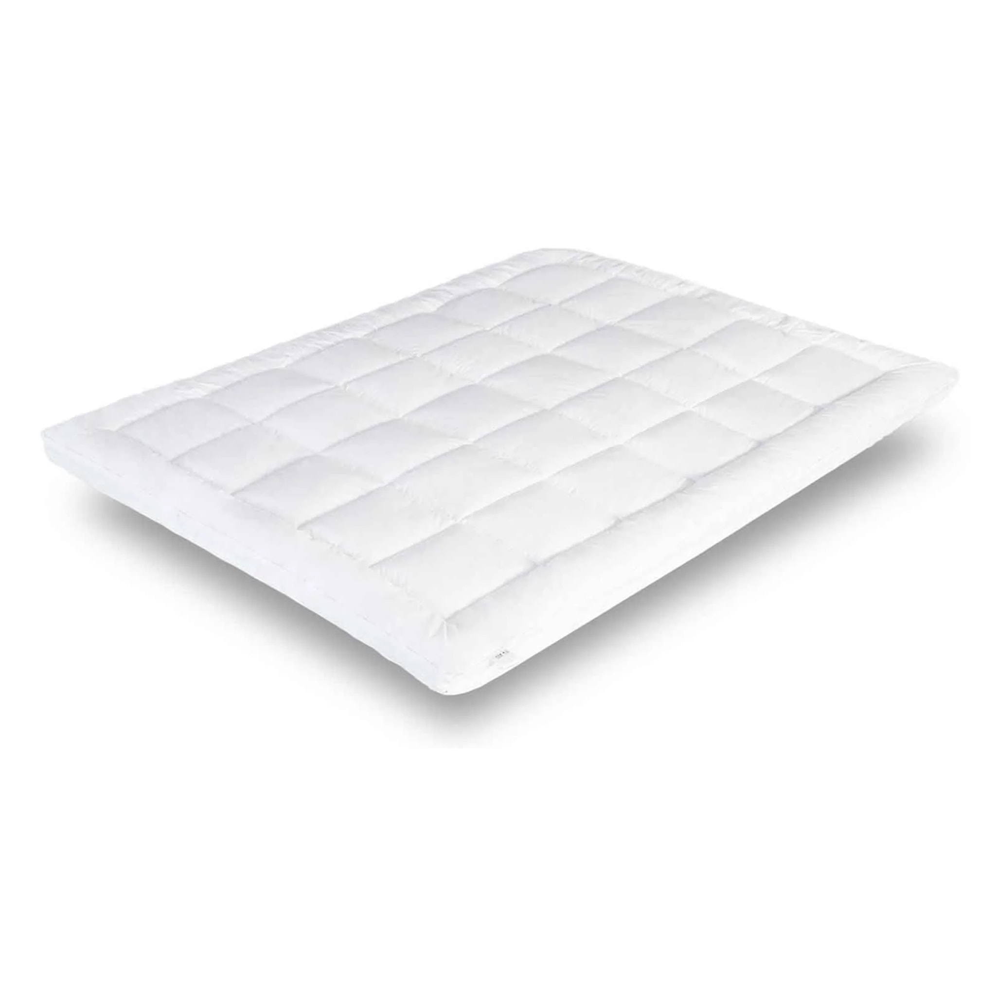 Surmatelas Hybrid | Mémoire de forme et microfibre | 8 cm | Déhoussable & sangles de maintien