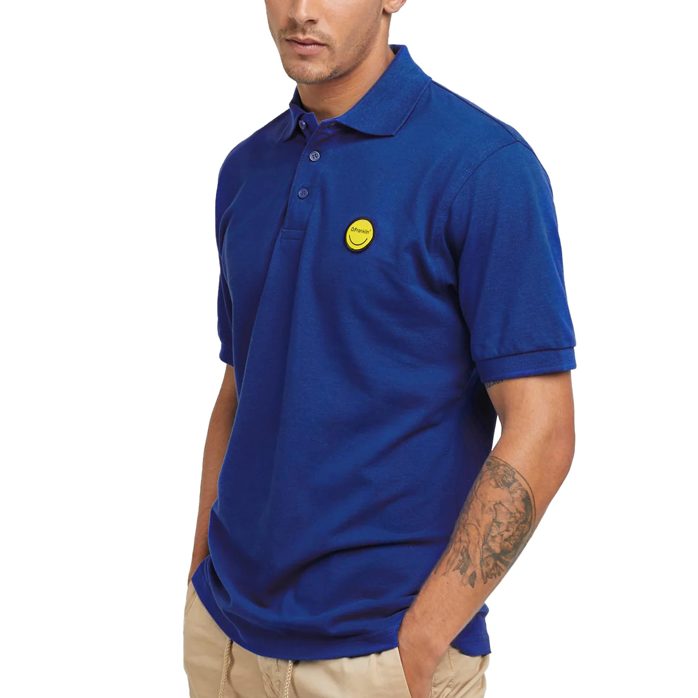 Polo Smiley Royal en Azul D.Franklin