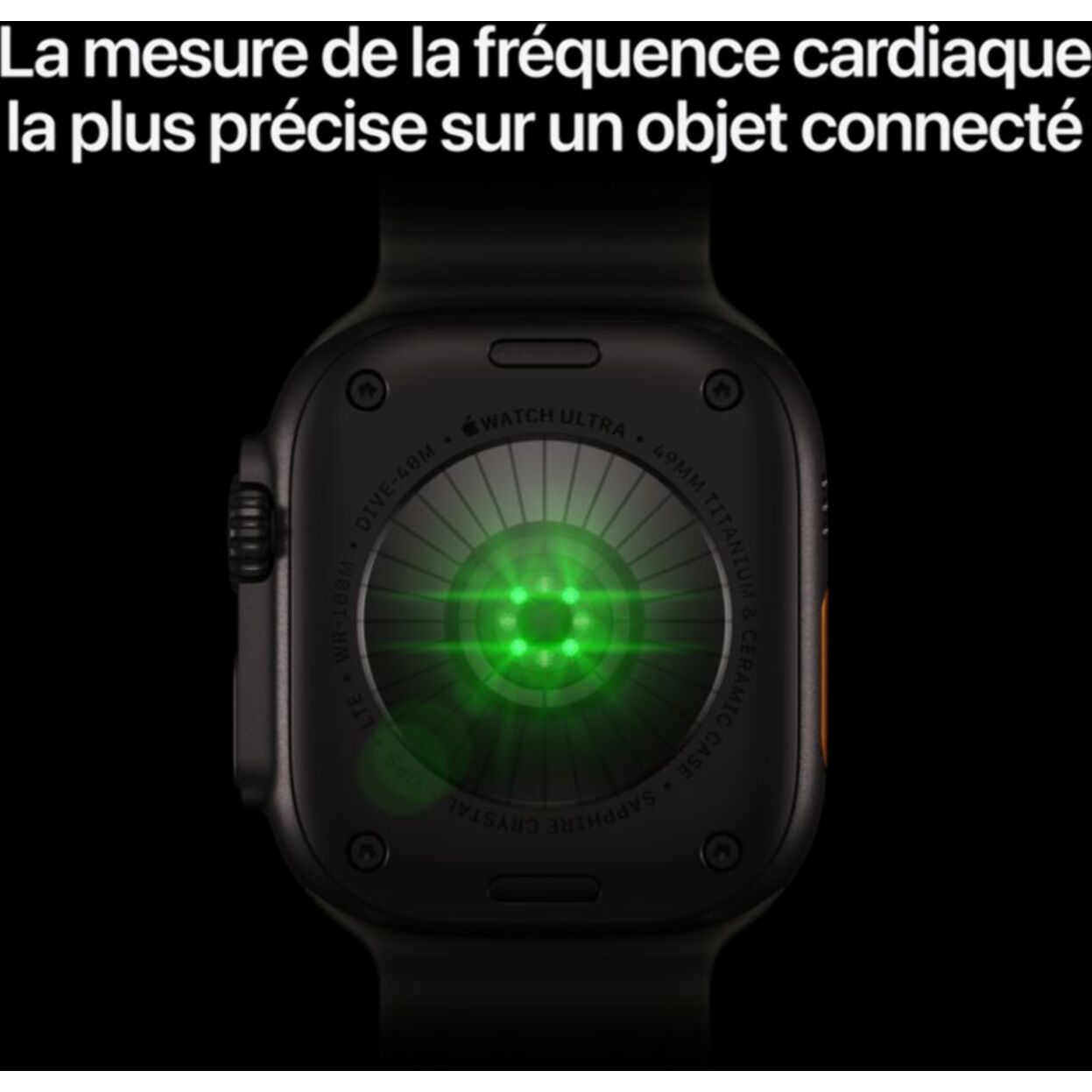 Montre connectée APPLE WATCH Ultra 4 49mm Tit Noir / B Trail M/L Cell
